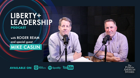 Roger Ream and Mike Caslin with microphones