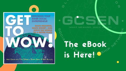 eBOOK VERSION OF “GET TO WOW!”, A ROADMAP BOOK TO ACTIVATE SOCIAL ENTREPRENEURS NOW AVAILABLE FROM GCSEN