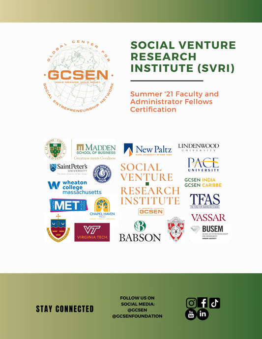 Social Venture Research Institute (SVRI) Fellows Program
