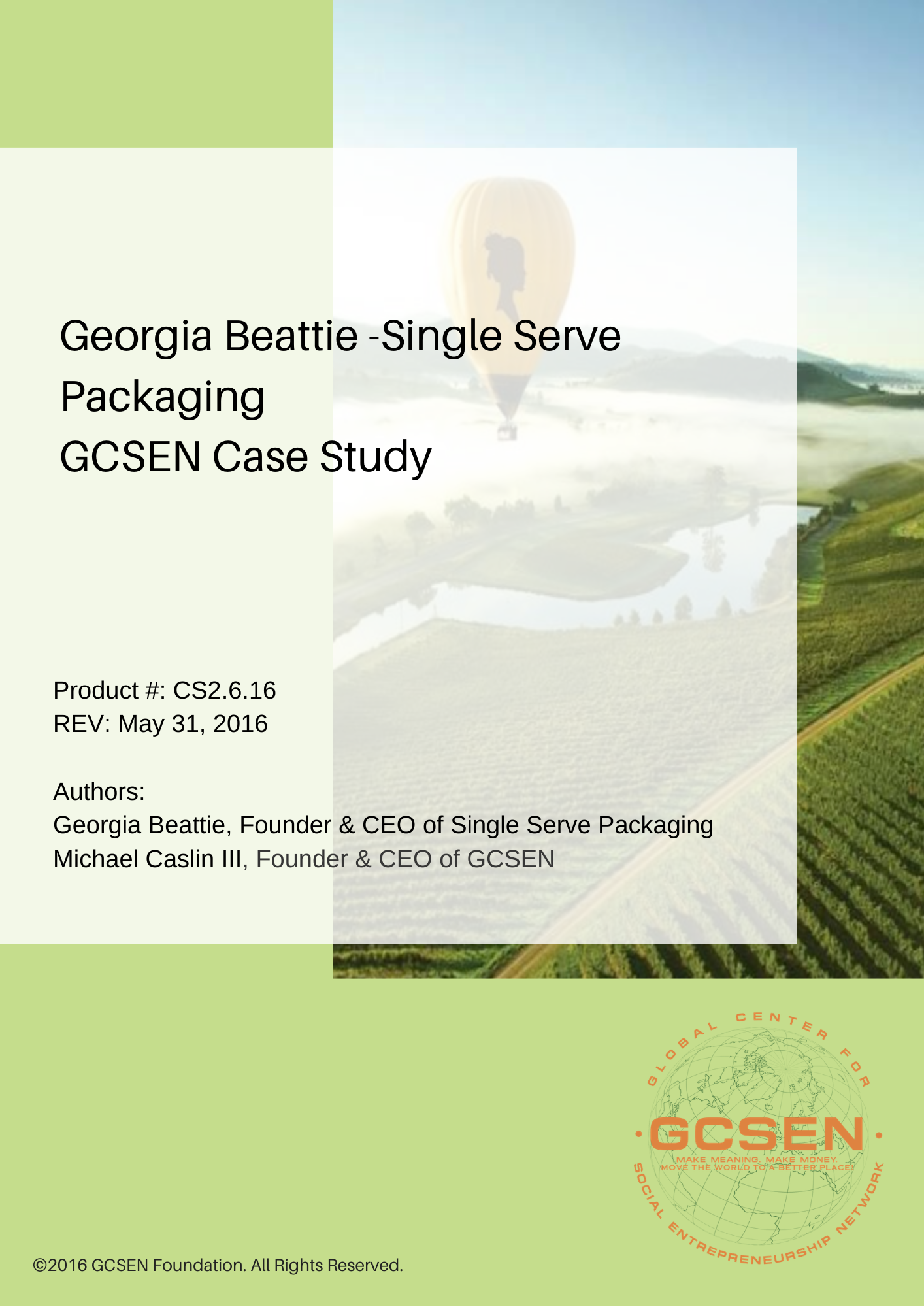 Case Studies - Georgia Beattie (Downloadable PDF)